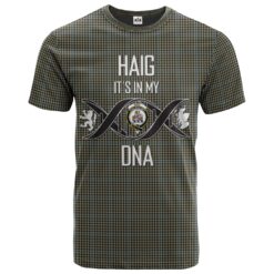 Haig Clan DNA In Me Tartan Crest T-Shirt