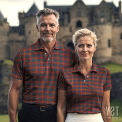Hamilton Ancient Scottish Clan Tartan Polo Shirt - Authentic Heritage Apparel
