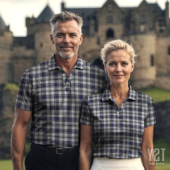 Hannay Scottish Clan Tartan Polo Shirt - Authentic Heritage Apparel