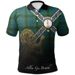 Henderson Ancient Polo Shirts Tartan Crest Celtic Scotland Lion