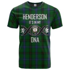 Henderson (MacKendrick) Clan DNA In Me Tartan Crest T-Shirt