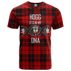 Hogg Clan DNA In Me Tartan Crest T-Shirt