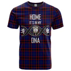 Home Modern Clan DNA In Me Tartan Crest T-Shirt