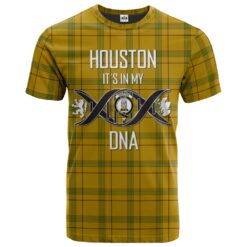 Houston Clan DNA In Me Tartan Crest T-Shirt