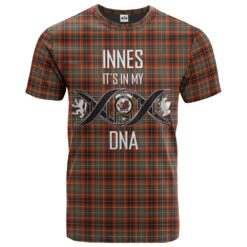 Innes Ancient Clan DNA In Me Tartan Crest T-Shirt