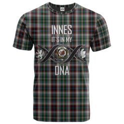 Innes Dress Clan DNA In Me Tartan Crest T-Shirt