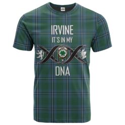 Irvine of Drum Clan DNA In Me Tartan Crest T-Shirt