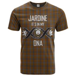 Jardine 01 Clan DNA In Me Tartan Crest T-Shirt