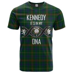 Kennedy 2 Clan DNA In Me Tartan Crest T-Shirt