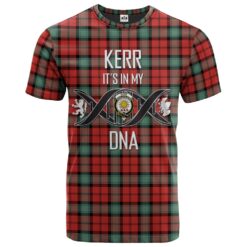 Kerr Ancient Clan DNA In Me Tartan Crest T-Shirt