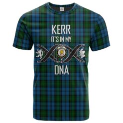 Kerr Hunting Clan DNA In Me Tartan Crest T-Shirt