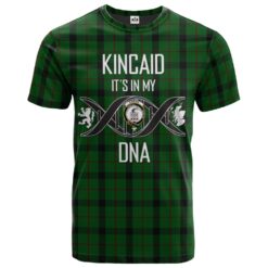 Kincaid Clan DNA In Me Tartan Crest T-Shirt