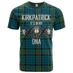 Kirkpatrick Clan DNA In Me Tartan Crest T-Shirt