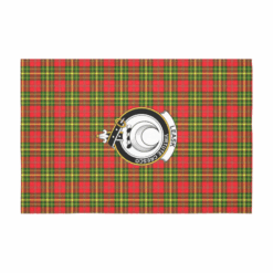 Leask Crest Tartan Tablecloth