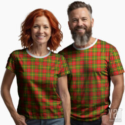 Leask Scottish Tartan T-shirt – Authentic Clan Apparel