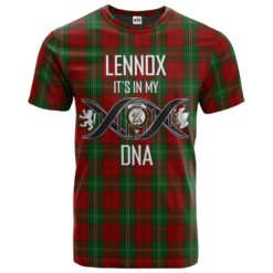 Lennox Clan DNA In Me Tartan Crest T-Shirt