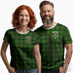 Lennox Scottish Tartan T-shirt with Crest – Authentic Clan Apparel
