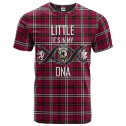 Little Clan DNA In Me Tartan Crest T-Shirt