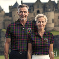 Logan Clan Tartan Polo with Crest - Authentic Scottish Apparel