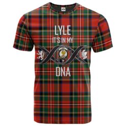 Lyle Clan DNA In Me Tartan Crest T-Shirt