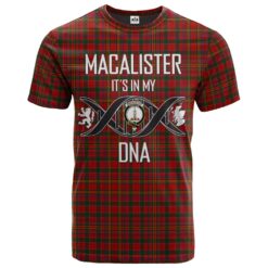 MacAlister Gourlay 02 Clan DNA In Me Tartan Crest T-Shirt