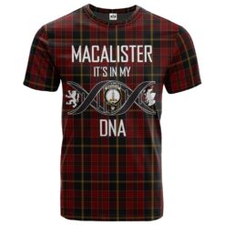 MacAlister of Skye Clan DNA In Me Tartan Crest T-Shirt
