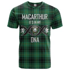 MacArthur Ancient Clan DNA In Me Tartan Crest T-Shirt