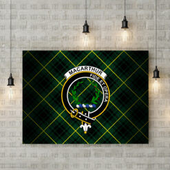 MacArthur (or Arthur) Crest Canvas New