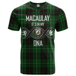 MacAulay of Lewis Clan DNA In Me Tartan Crest T-Shirt