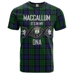 MacCallum Clan DNA In Me Tartan Crest T-Shirt