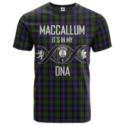 MacCallum (Malcolm) 03 Clan DNA In Me Tartan Crest T-Shirt