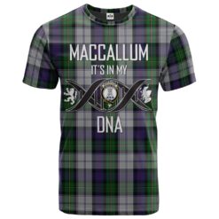 MacCallum (Malcolm) Dress 03 Clan DNA In Me Tartan Crest T-Shirt
