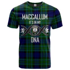 MacCallum Modern Clan DNA In Me Tartan Crest T-Shirt