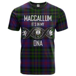 MacCallum of Berwick Clan DNA In Me Tartan Crest T-Shirt