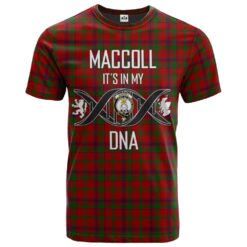 MacColl 01 Clan DNA In Me Tartan Crest T-Shirt