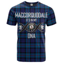MacCorquodale 2 Clan DNA In Me Tartan Crest T-Shirt