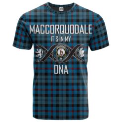 MacCorquodale Clan DNA In Me Tartan Crest T-Shirt