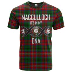 MacCulloch Clan DNA In Me Tartan Crest T-Shirt