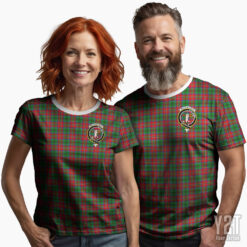 MacCulloch (McCulloch) Scottish Tartan T-shirt with Crest – Authentic Clan Apparel