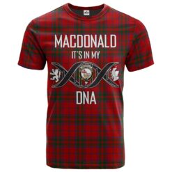 MacDonald 02 Clan DNA In Me Tartan Crest T-Shirt