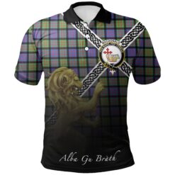MacDonald Ancient Polo Shirts Tartan Crest Celtic Scotland Lion