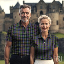 MacDonald Ancient Scottish Clan Tartan Polo Shirt - Authentic Heritage Apparel