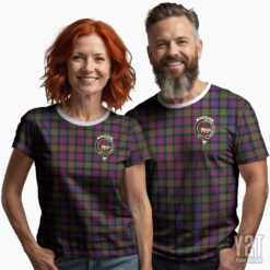 MacDonald (Clan Donald) Scottish Tartan T-shirt with Crest – Authentic Clan Apparel