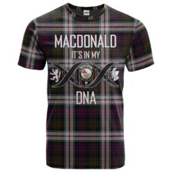 MacDonald Dress Clan DNA In Me Tartan Crest T-Shirt