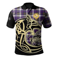 MacDonald Dress Modern Clan Polo Shirt Viking Wolf