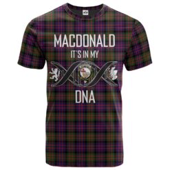 MacDonald Modern Clan DNA In Me Tartan Crest T-Shirt