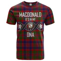 MacDonald of Boisdale Clan DNA In Me Tartan Crest T-Shirt