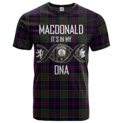 MacDonald of Clanranald 02 Clan DNA In Me Tartan Crest T-Shirt