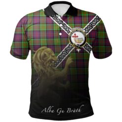 MacDonald of Clanranald Polo Shirts Tartan Crest Celtic Scotland Lion