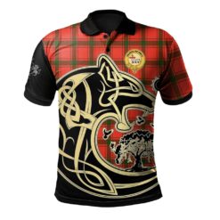 MacDonald of Sleat Clan Polo Shirt Viking Wolf